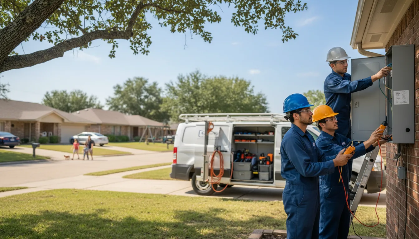 Certified electrician providing emergency electrical services in Churchville, NY